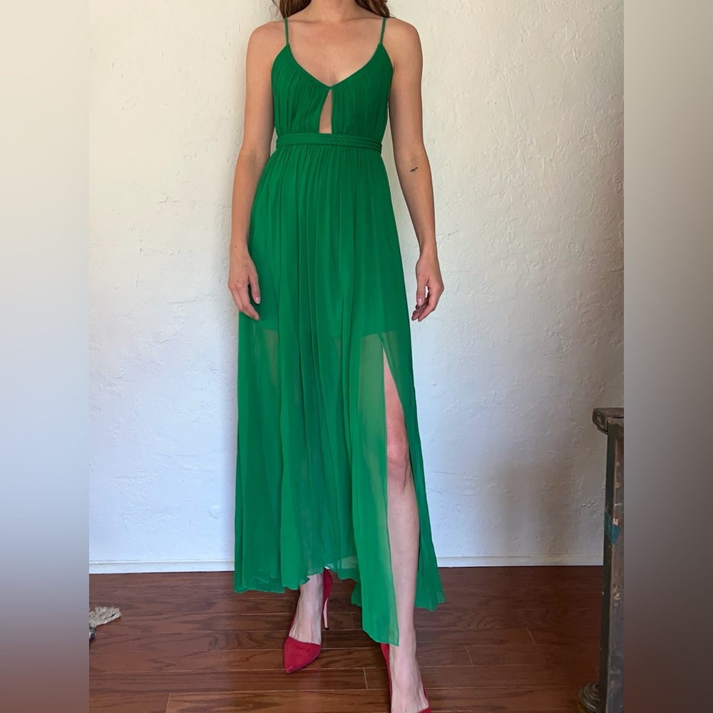 Alice and Olivia chiffon gown size 2